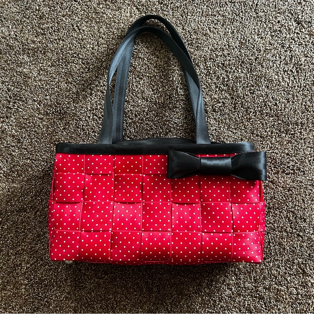 Harveys for Disney Couture Minnie Mouse Seatbelt Bag | Large Satchel NWOT